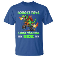 Motocross Dirt Bike Boys T Shirt Forget Toys I Just Wanna Ride - Wonder Print Shop