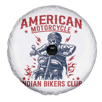 Funny Skeleton Motorcycle Spare Tire Cover American Motorcycle Indian Bikers Club - Wonder Print Shop
