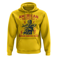 Funny Skeleton Motorcycle Hoodie American Motorcycle Indian Bikers Club - Wonder Print Shop
