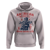 Funny Skeleton Motorcycle Hoodie American Motorcycle Indian Bikers Club - Wonder Print Shop