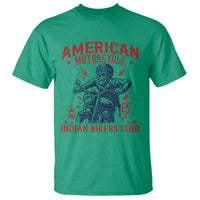 Funny Skeleton Motorcycle T Shirt American Motorcycle Indian Bikers Club - Wonder Print Shop