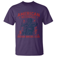 Funny Skeleton Motorcycle T Shirt American Motorcycle Indian Bikers Club - Wonder Print Shop