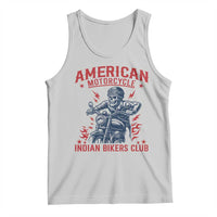 Funny Skeleton Motorcycle Tank Top American Motorcycle Indian Bikers Club - Wonder Print Shop