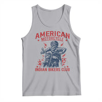 Funny Skeleton Motorcycle Tank Top American Motorcycle Indian Bikers Club - Wonder Print Shop