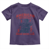 Funny Skeleton Motorcycle Toddler T Shirt American Motorcycle Indian Bikers Club - Wonder Print Shop