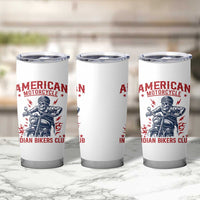 Funny Skeleton Motorcycle Tumbler Cup American Motorcycle Indian Bikers Club