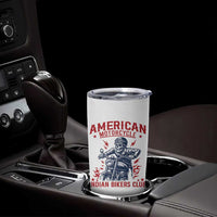 Funny Skeleton Motorcycle Tumbler Cup American Motorcycle Indian Bikers Club