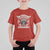 Native American Indian Chief Skull Motorcycle Headdress T Shirt For Kid - Wonder Print Shop