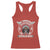 Native American Indian Chief Skull Motorcycle Headdress Racerback Tank Top - Wonder Print Shop