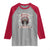 Native American Indian Chief Skull Motorcycle Headdress Raglan Shirt - Wonder Print Shop
