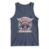 Native American Indian Chief Skull Motorcycle Headdress Tank Top - Wonder Print Shop