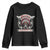 Native American Indian Chief Skull Motorcycle Headdress Youth Sweatshirt - Wonder Print Shop