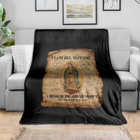 Virgin Mary Throw Blanket Our Lady Virgen De Guadalupe - Wonder Print Shop