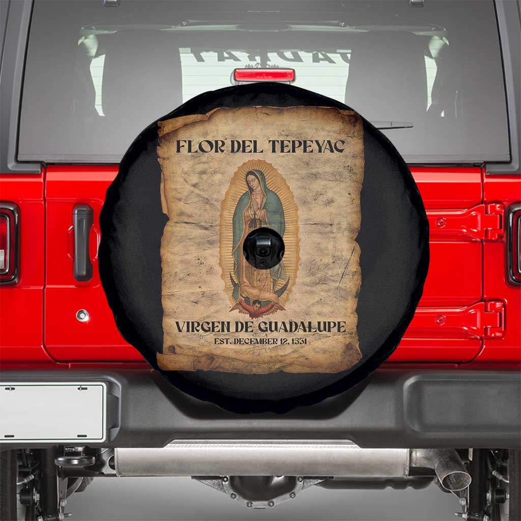 Virgin Mary Spare Tire Cover Our Lady Virgen De Guadalupe - Wonder Print Shop