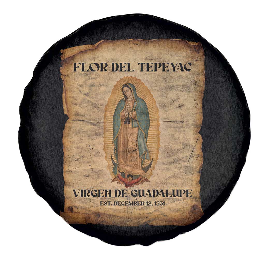 Virgin Mary Spare Tire Cover Our Lady Virgen De Guadalupe - Wonder Print Shop