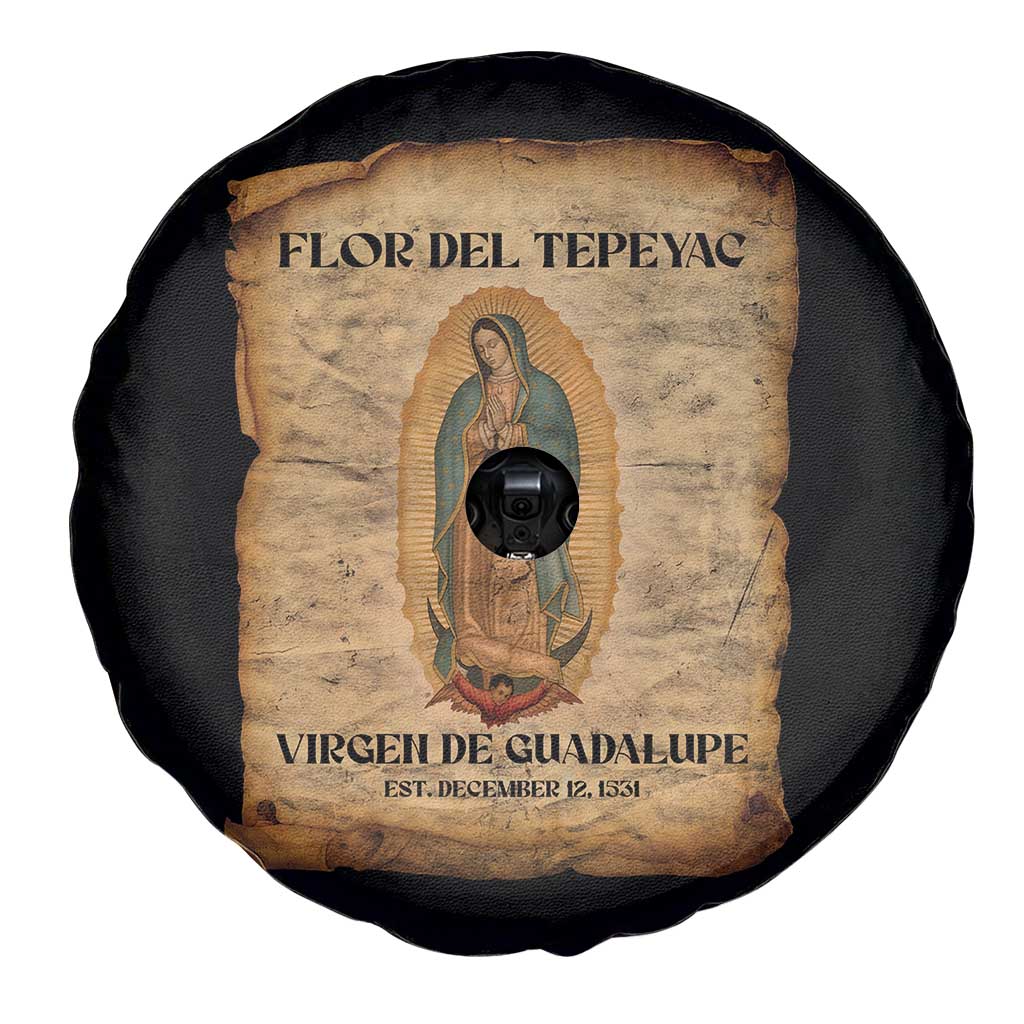 Virgin Mary Spare Tire Cover Our Lady Virgen De Guadalupe - Wonder Print Shop