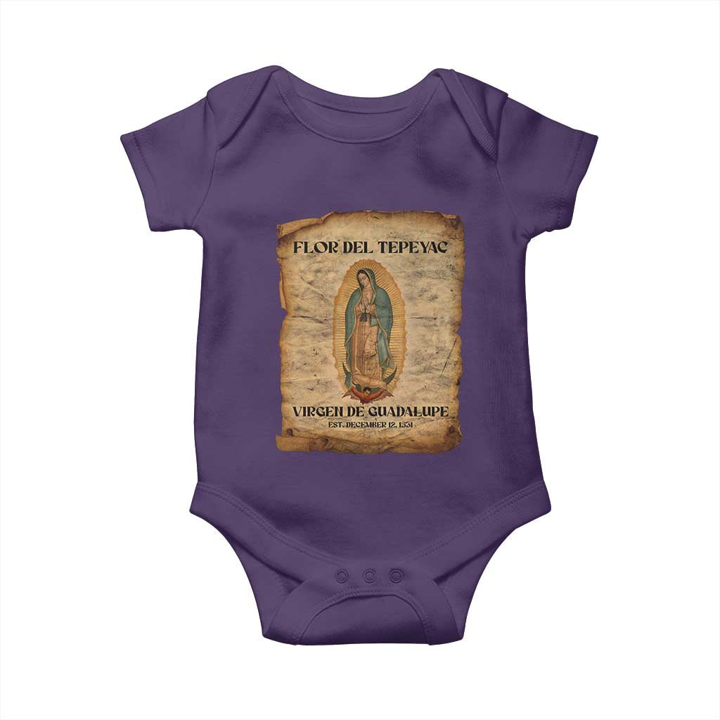 Virgin Mary Baby Onesie Our Lady Virgen De Guadalupe - Wonder Print Shop