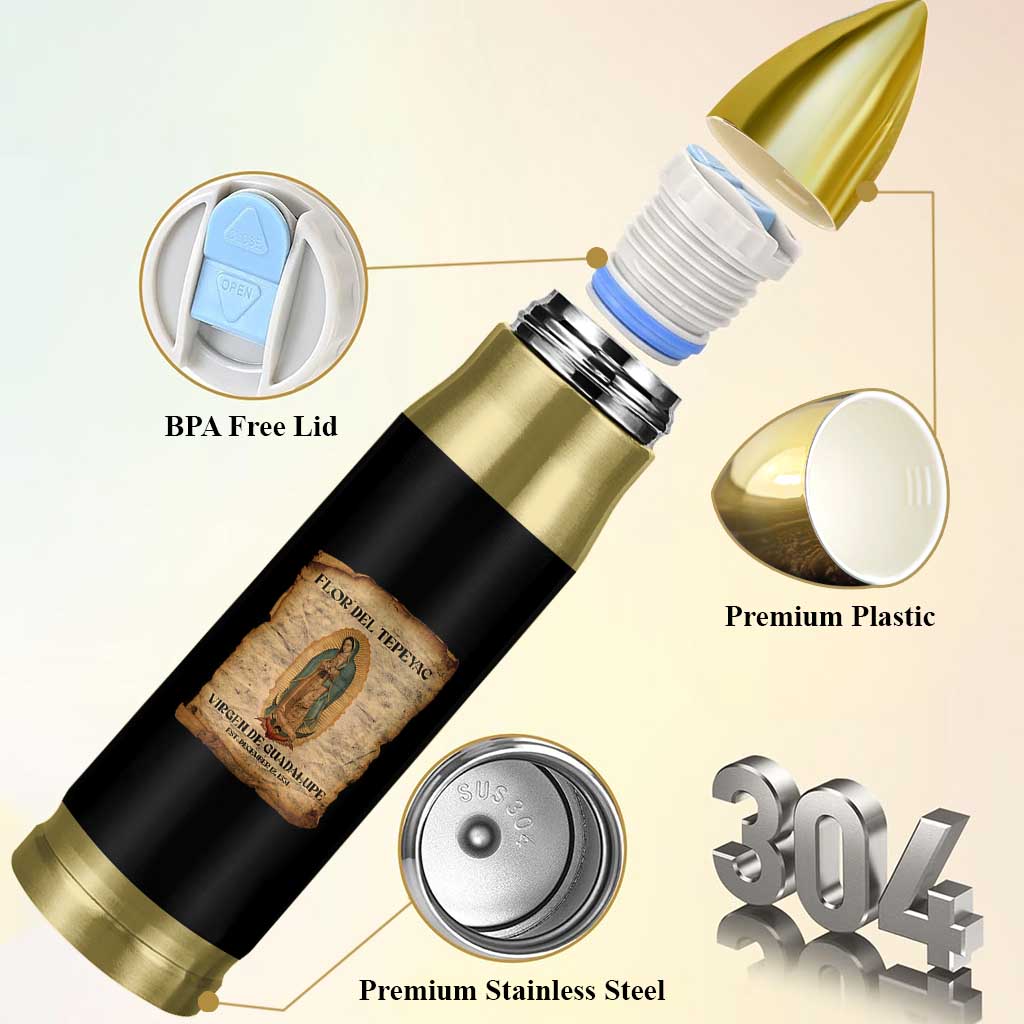 Virgin Mary Bullet Tumbler Our Lady Virgen De Guadalupe - Wonder Print Shop