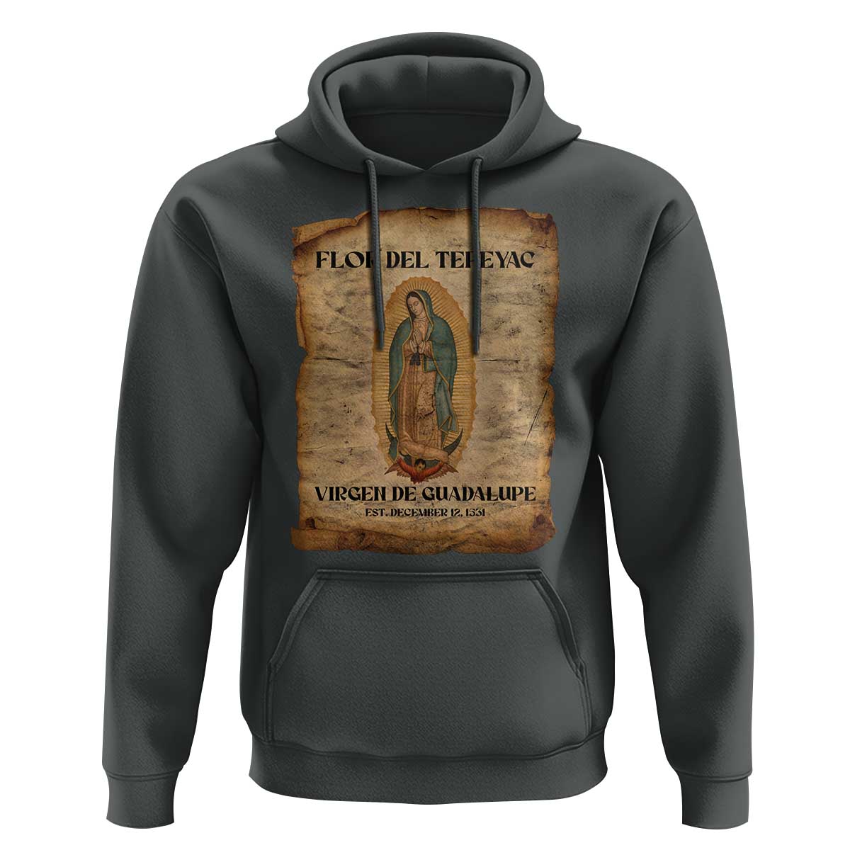 Virgin Mary Hoodie Our Lady Virgen De Guadalupe - Wonder Print Shop