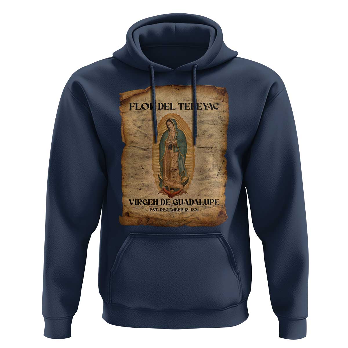 Virgin Mary Hoodie Our Lady Virgen De Guadalupe - Wonder Print Shop