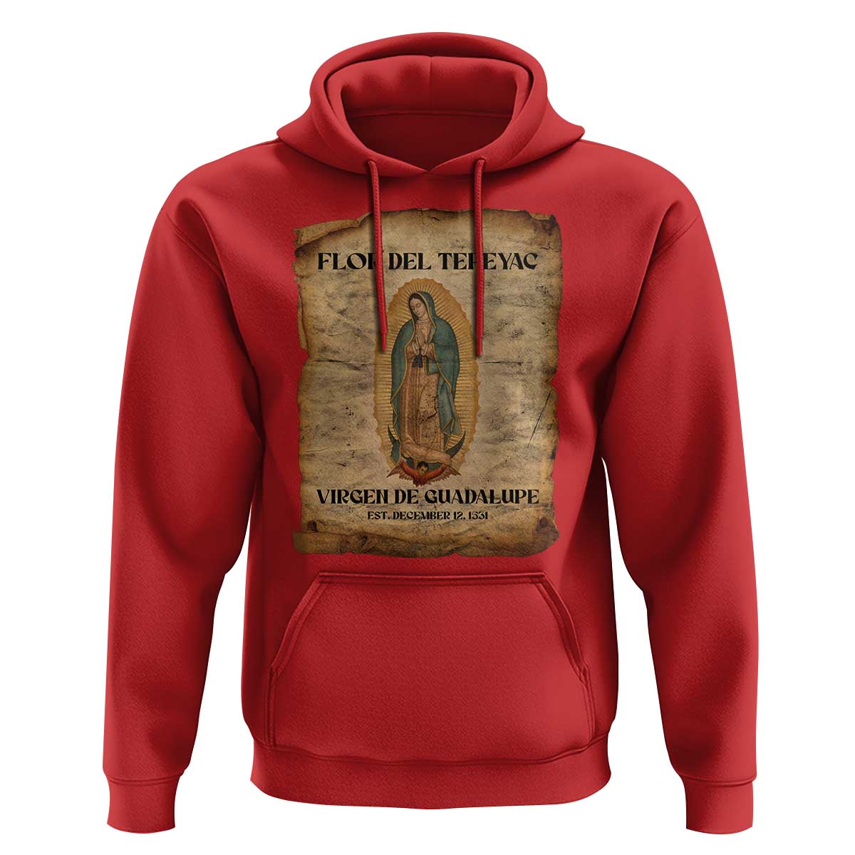 Virgin Mary Hoodie Our Lady Virgen De Guadalupe - Wonder Print Shop