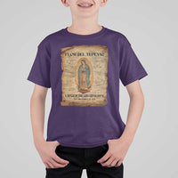 Virgin Mary T Shirt For Kid Our Lady Virgen De Guadalupe - Wonder Print Shop