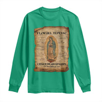 Virgin Mary Long Sleeve Shirt Our Lady Virgen De Guadalupe - Wonder Print Shop