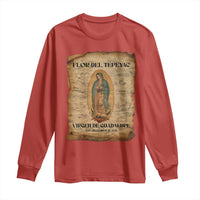 Virgin Mary Long Sleeve Shirt Our Lady Virgen De Guadalupe - Wonder Print Shop
