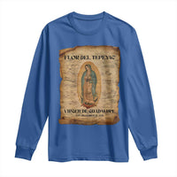 Virgin Mary Long Sleeve Shirt Our Lady Virgen De Guadalupe - Wonder Print Shop