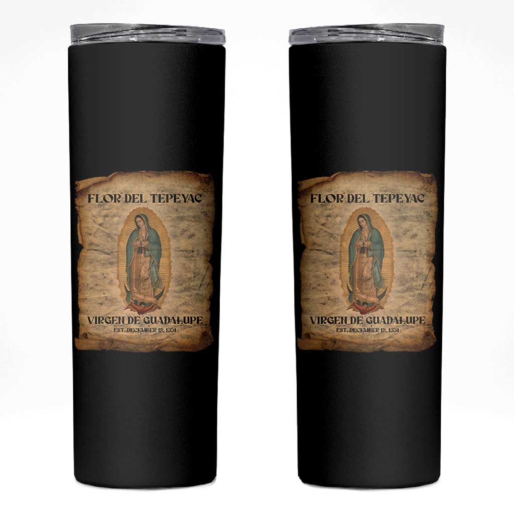Virgin Mary Skinny Tumbler Our Lady Virgen De Guadalupe - Wonder Print Shop
