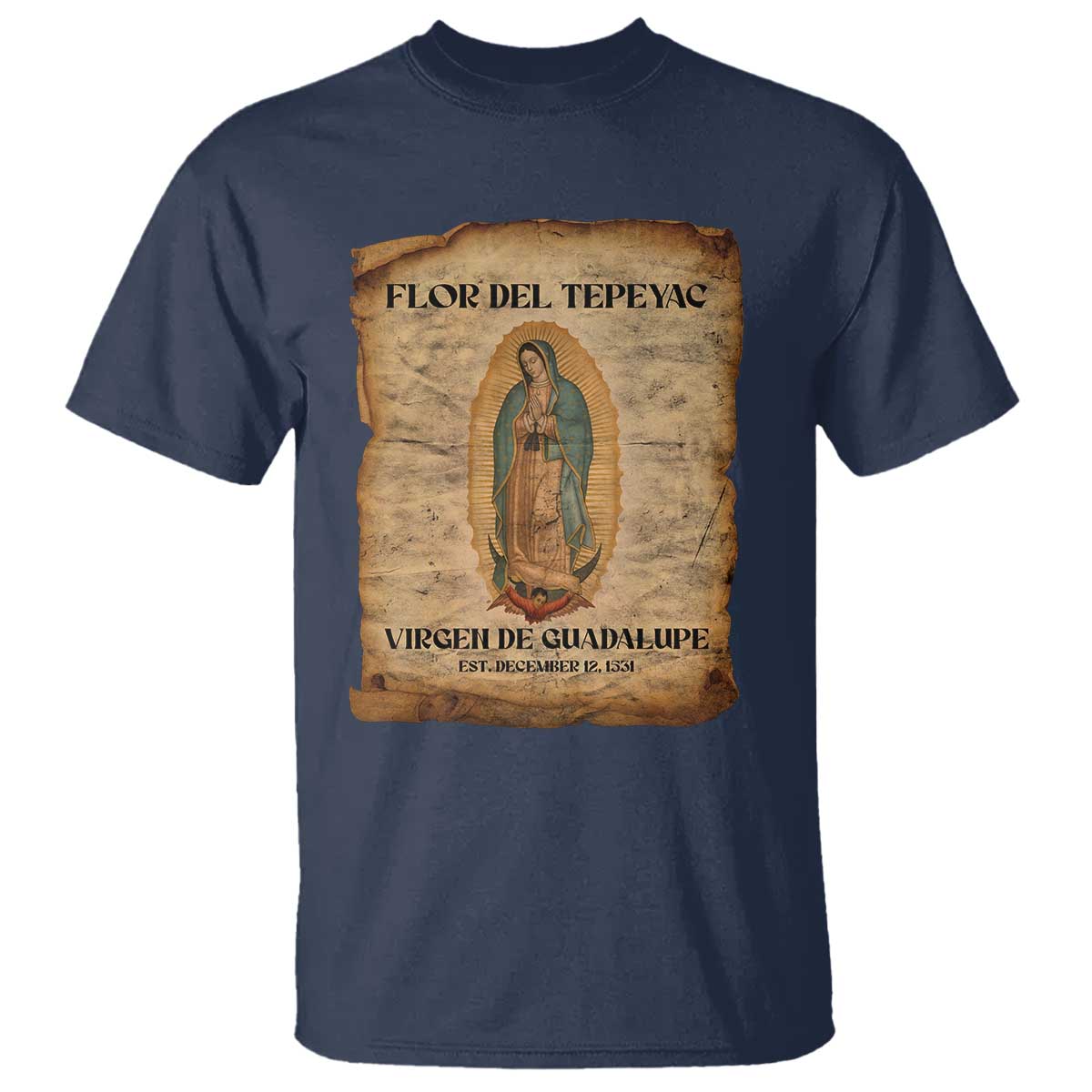 Virgin Mary T Shirt Our Lady Virgen De Guadalupe - Wonder Print Shop
