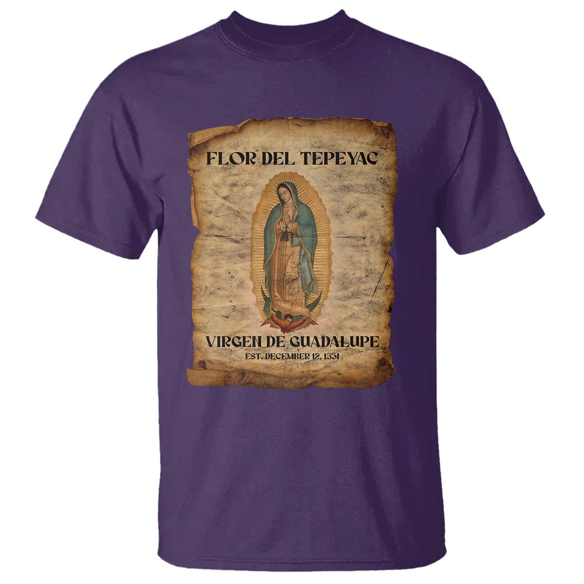 Virgin Mary T Shirt Our Lady Virgen De Guadalupe - Wonder Print Shop