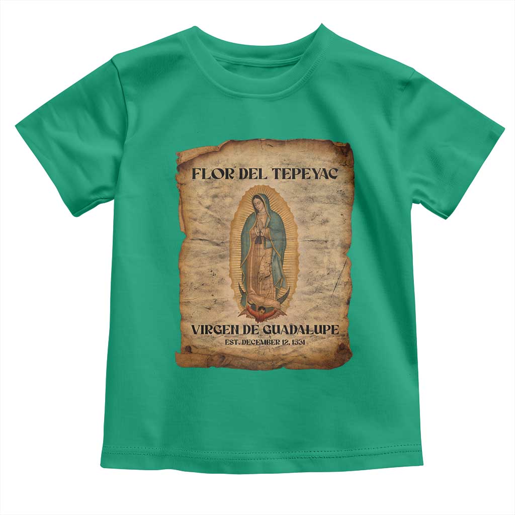 Virgin Mary Toddler T Shirt Our Lady Virgen De Guadalupe - Wonder Print Shop