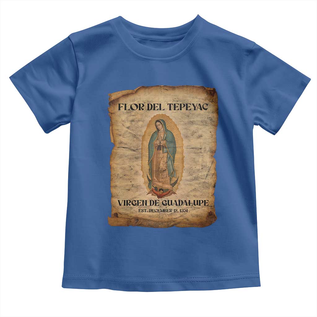 Virgin Mary Toddler T Shirt Our Lady Virgen De Guadalupe - Wonder Print Shop
