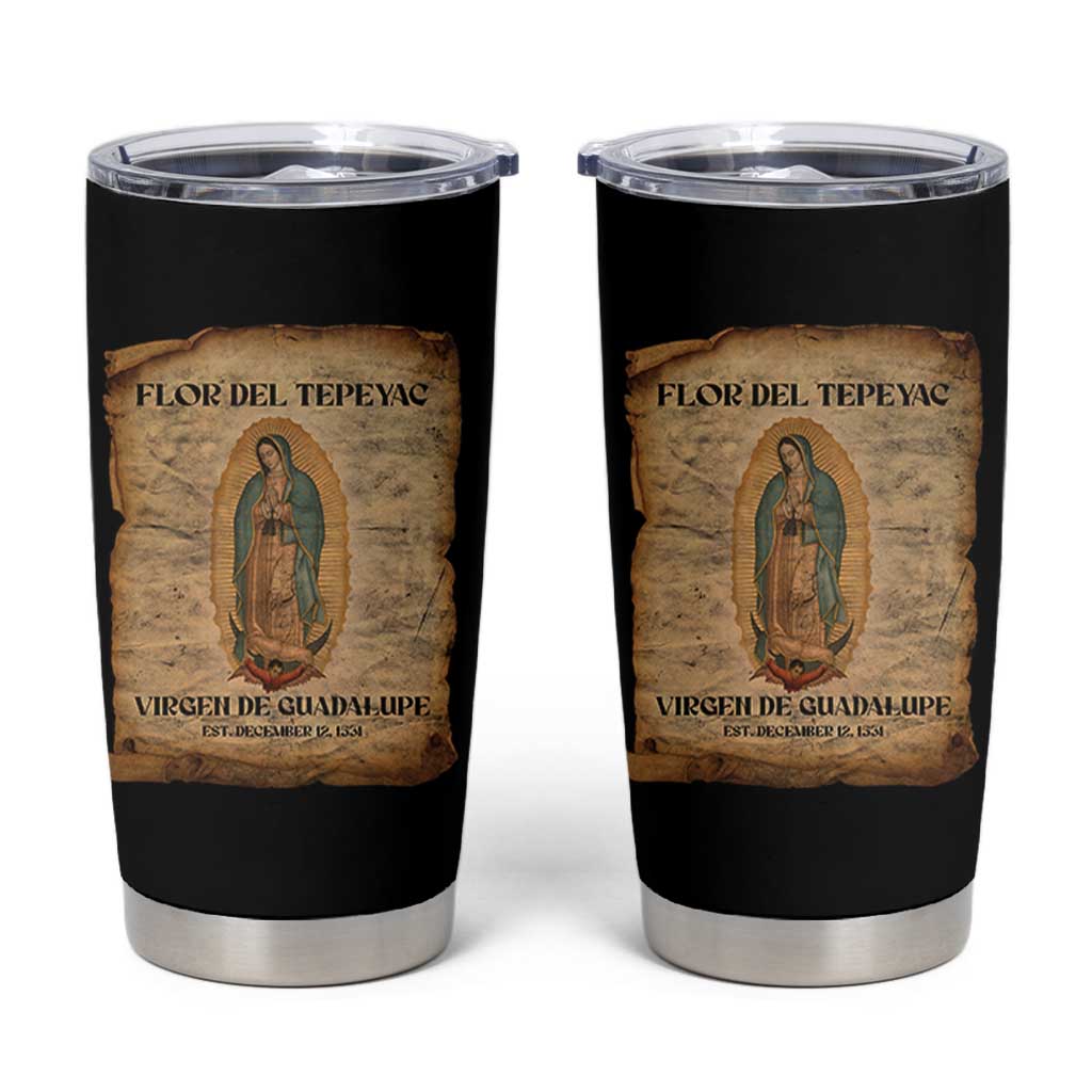 Virgin Mary Tumbler Cup Our Lady Virgen De Guadalupe - Wonder Print Shop