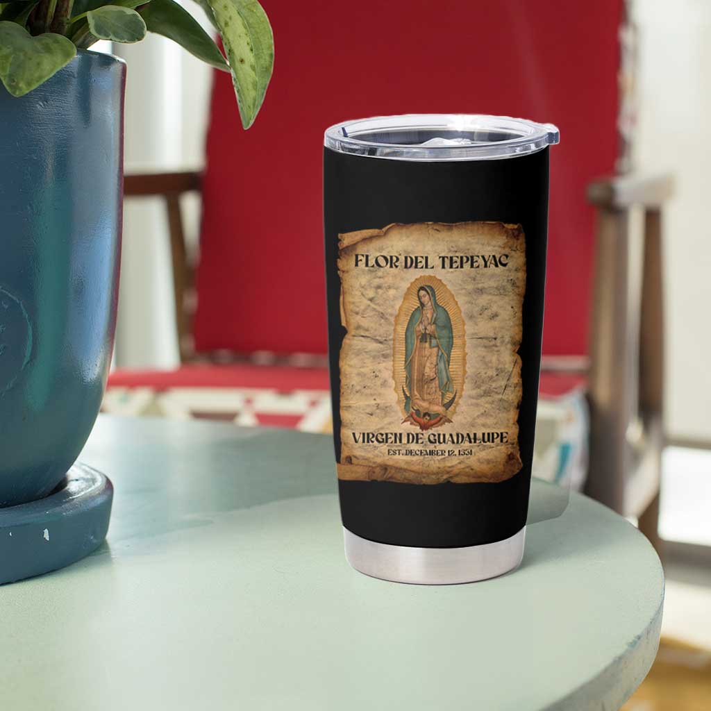Virgin Mary Tumbler Cup Our Lady Virgen De Guadalupe - Wonder Print Shop