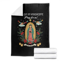 Virgin Mary Throw Blanket Our Lady Of Guadalupe Pray For Us - Wonder Print Shop