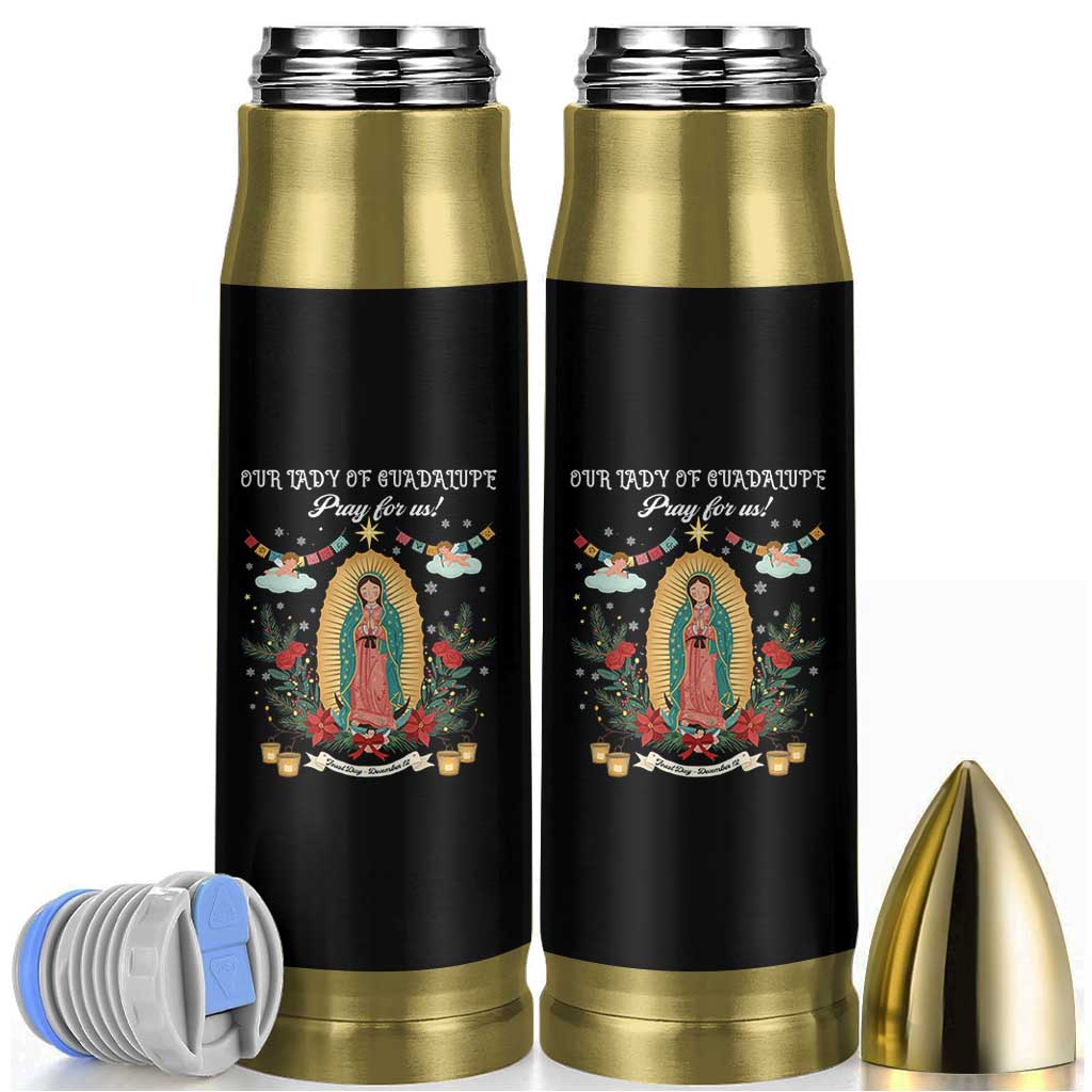 Virgin Mary Bullet Tumbler Our Lady Of Guadalupe Pray For Us - Wonder Print Shop