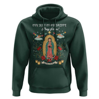 Virgin Mary Hoodie Our Lady Of Guadalupe Pray For Us - Wonder Print Shop