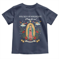 Virgin Mary Toddler T Shirt Our Lady Of Guadalupe Pray For Us - Wonder Print Shop