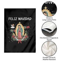 Our Lady of Guadalupe Christmas Garden Flag Feliz Navidad - Wonder Print Shop