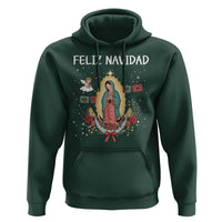 Our Lady of Guadalupe Christmas Hoodie Feliz Navidad - Wonder Print Shop