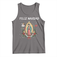 Our Lady of Guadalupe Christmas Tank Top Feliz Navidad - Wonder Print Shop