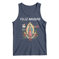 Our Lady of Guadalupe Christmas Tank Top Feliz Navidad - Wonder Print Shop