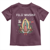 Our Lady of Guadalupe Christmas Toddler T Shirt Feliz Navidad - Wonder Print Shop