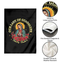 Virgen De Guadalupe Catholic Garden Flag Our Lady Of Guadalupe - Wonder Print Shop