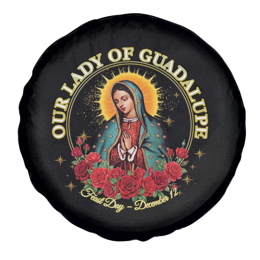 Virgen De Guadalupe Catholic Spare Tire Cover Our Lady Of Guadalupe - Wonder Print Shop