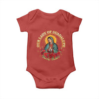Virgen De Guadalupe Catholic Baby Onesie Our Lady Of Guadalupe - Wonder Print Shop