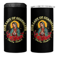 Virgen De Guadalupe Catholic 4 in 1 Can Cooler Tumbler Our Lady Of Guadalupe - Wonder Print Shop