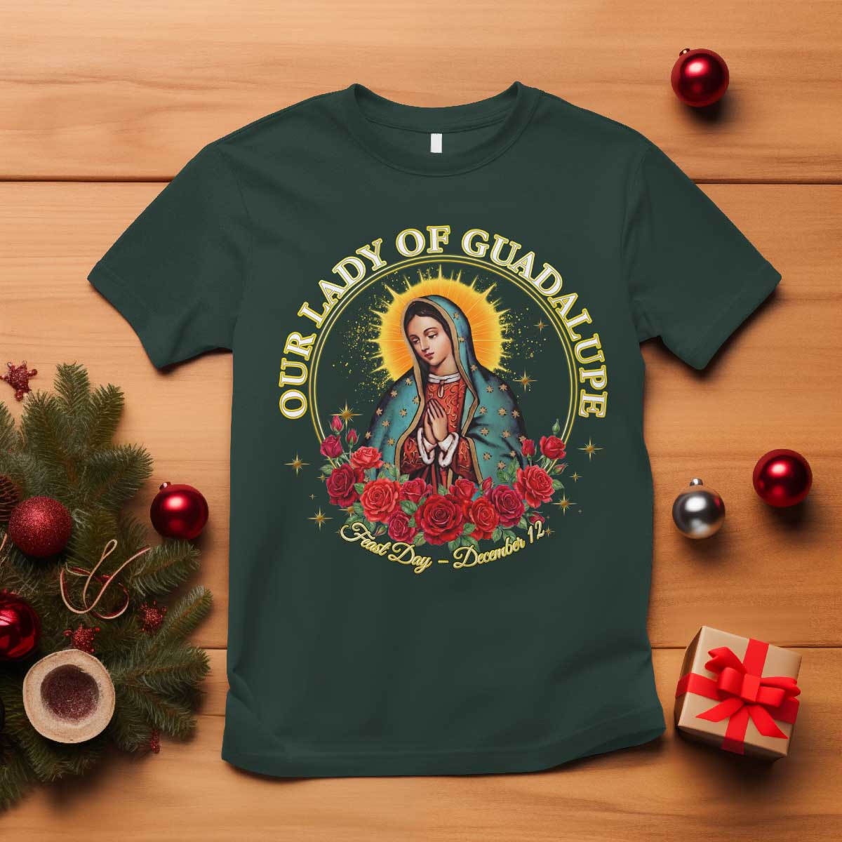 Virgen De Guadalupe Catholic T Shirt Our Lady Of Guadalupe - Wonder Print Shop